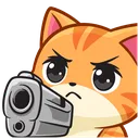 OrangeCat_gun