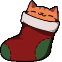 CatChristmasStocking