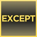 EXCEPT