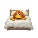 fragglesleepingonabed