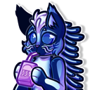 PawLouie_sip Discord emoji