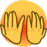 flushedhands Discord emoji