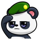 pandasalute Discord emoji
