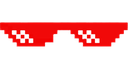 RedMLGGlasses Discord emoji