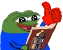 Bookpepefoamthumbsup