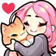 MHSC_NekoHug Discord emoji