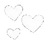 White_3hearts