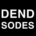 Text reading DEND SODES in a bold white sans-serif font centered on a black background.