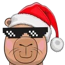 cutecartooncapybarasantahatisola