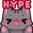 cat_hype_p2u Discord emoji