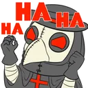 3851plaguedoctorevillaugh