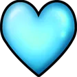 HeartBlueTurquoise