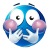 echat_blueBlush Discord emoji