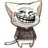 Discord Emote trollcat: