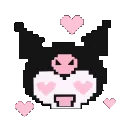 Kuromi_hearts
