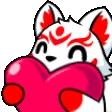 KitsuneLOVEEmote_112x112
