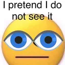 ipretendidonotseeitbotheyesopen