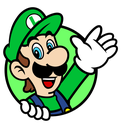 A man wearing a green hat waves his hand in a friendly gesture.