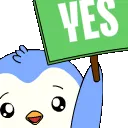 YESpengusign
