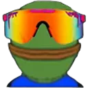 5pepe_coolsunglassesrainbow
