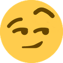 face_with_raised_eyebrow_smirk Discord emoji
