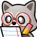 RaccoonNotes128x128 custom emote - AngelFox Studios