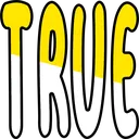 true