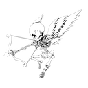 aCupido custom emote - ۶ৎ　‿　cemetery　 ݁ 　˖