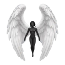 angel Discord sticker - ۶ৎ　‿　cemetery　 ݁ 　˖