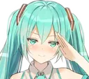 mikusalute