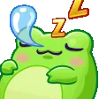 Frogbert_sleep