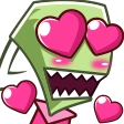 ZimHeartEyes Discord sticker from 𝘼𝙡𝙩𝙚𝙧 𝙀𝙜𝙤