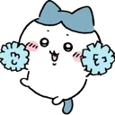 b_hachiware_cheer b_hachiware_cheer
