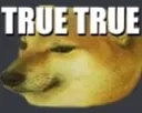 True