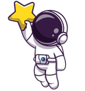 3Astronaut_holding_star custom emote | ◇𝑺𝒕𝒂𝒓𝒍𝒊𝒈𝒉𝒕 𝑰𝒏𝒏◇