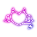 H_DevilAndAngelNeonHeart