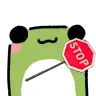 FrogWithStopSign