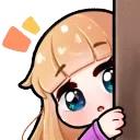 peeking
