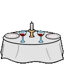 CatRomanticTableCandleLit