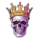 skullwearingcrownlogoskullkingst