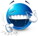 bluelaughingcrying