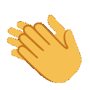 a_2clapyyellow animated GIF emoji - 🎤 Riff-Off | Singing, Games, Daily Events, Community