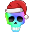 SkullSantaRainbow