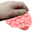 4a_brain_pat Discord emoji
