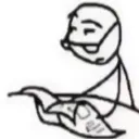 looksupfromnewspaper