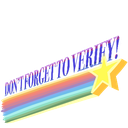 10DontForgettoVerify custom emote - ◇𝑺𝒕𝒂𝒓𝒍𝒊𝒈𝒉𝒕 𝑰𝒏𝒏◇