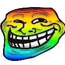 Rainbowtrollface
