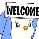 Pengu_Welcome animated GIF emoji | Discord Quebec