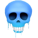 SkullFreeze custom emote - ۶ৎ　‿　cemetery　 ݁ 　˖