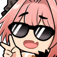 AstolfoCool custom emote - TheFemmys